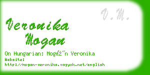 veronika mogan business card